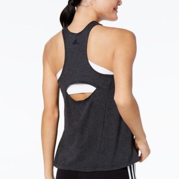 adidas Tops - adidas ClimaLite Racerback Back Cutout Tank Top
